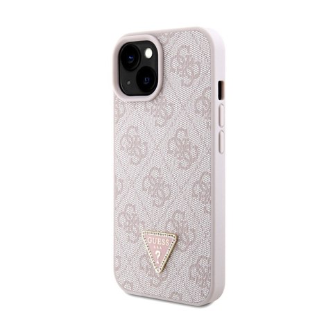 Guess Crossbody 4G Metal Logo - Etui iPhone 15 Plus (różowy) Guess Crossbody 4G Metal Logo - Etui iPhone 15 Plus (różowy)