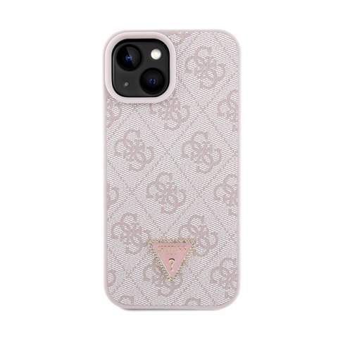 Guess Crossbody 4G Metal Logo - Etui iPhone 15 Plus (różowy) Guess Crossbody 4G Metal Logo - Etui iPhone 15 Plus (różowy)