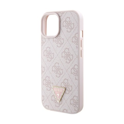 Guess Crossbody 4G Metal Logo - Etui iPhone 15 Plus (różowy) Guess Crossbody 4G Metal Logo - Etui iPhone 15 Plus (różowy)