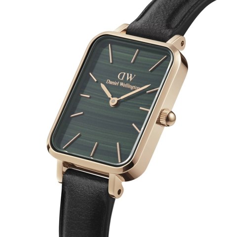 ZEGAREK DAMSKI DANIEL WELLINGTON DW00100439 - Quadro Pressed Sheffield Gold Emerald 32mm + BOX ZEGAREK DAMSKI DANIEL WELLINGTON DW00100439 - Quadro Pressed Sheffield Gold Emerald 32mm + BOX
