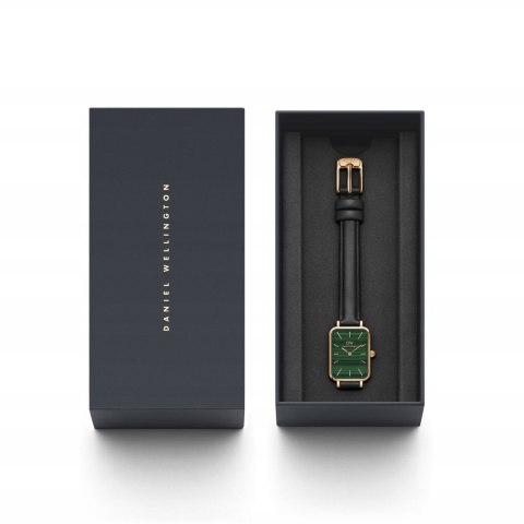 ZEGAREK DAMSKI DANIEL WELLINGTON DW00100439 - Quadro Pressed Sheffield Gold Emerald 32mm + BOX ZEGAREK DAMSKI DANIEL WELLINGTON DW00100439 - Quadro Pressed Sheffield Gold Emerald 32mm + BOX