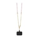 Guess Crossbody 4G Metal Logo - Etui iPhone 13 (różowy)