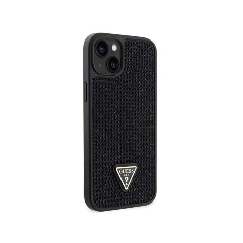 Guess Rhinestone Triangle - Etui iPhone 14 Plus (czarny) Guess Rhinestone Triangle - Etui iPhone 14 Plus (czarny)