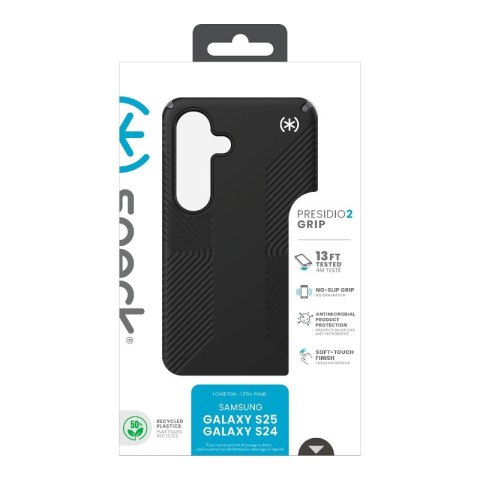 Speck Presidio2 Grip - Etui Samsung Galaxy S25 / S24 (Black/Slate Grey/White) Speck Presidio2 Grip - Etui Samsung Galaxy S25 / S24 (Black/Slate Grey/White)
