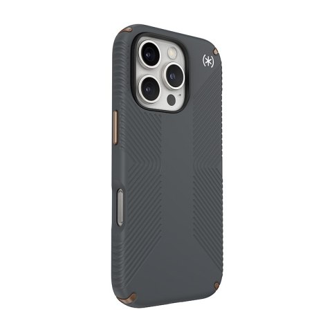 Speck Presidio2 Grip - Etui iPhone 16 Pro (Charcoal Grey / Cool Bronze / White) Speck Presidio2 Grip - Etui iPhone 16 Pro (Charcoal Grey / Cool Bronze / White)