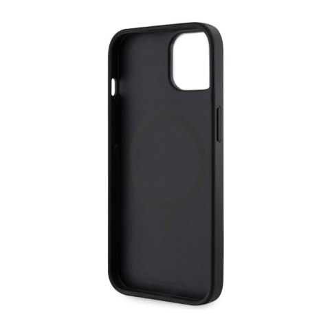 Guess 4G Printed Stripes MagSafe - Etui iPhone 14 (Czarny) Guess 4G Printed Stripes MagSafe - Etui iPhone 14 (Czarny)
