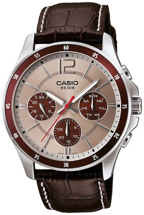 ZEGAREK MĘSKI CASIO MTP-1374L 7A1V (zd064c) + BOX ZEGAREK MĘSKI CASIO MTP-1374L 7A1V (zd064c) + BOX