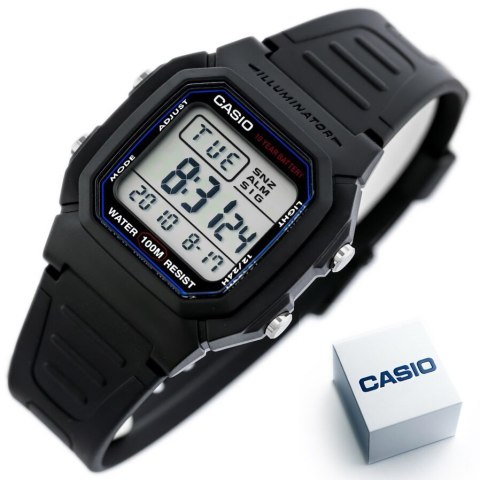 ZEGAREK MĘSKI CASIO W-800H-1A (zd100a) - KLASYKA + BOX ZEGAREK MĘSKI CASIO W-800H-1A (zd100a) - KLASYKA + BOX