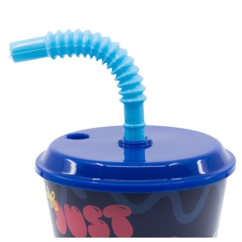 Disney Stitch - Kubek ze słomką z kolekcji Palms 430 ml Disney Stitch - Kubek ze słomką z kolekcji Palms 430 ml