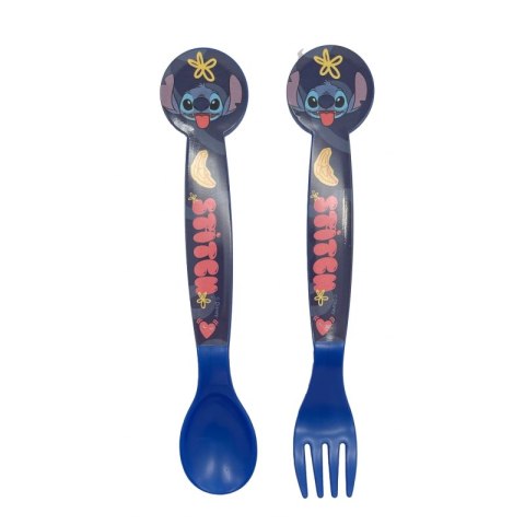 Disney Stitch - Zestaw plastikowych sztućców z kolekcji Palms (łyżka i widelec) Disney Stitch - Zestaw plastikowych sztućców z kolekcji Palms (łyżka i widelec)