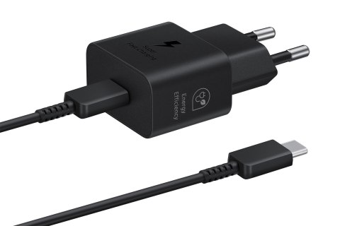 Ładowarka Samsung Power Adapter 25W USB-C Fast Charge 1m Black Ładowarka Samsung Power Adapter 25W USB-C Fast Charge 1m Black