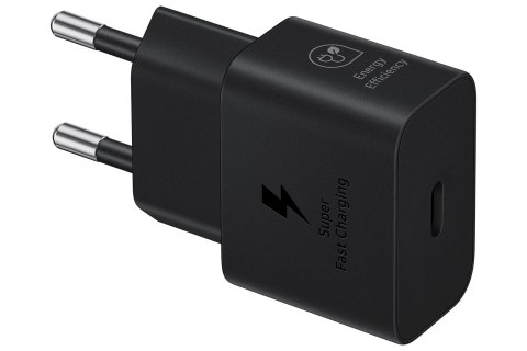 Ładowarka Samsung Power Adapter 25W USB-C Fast Charge 1m Black Ładowarka Samsung Power Adapter 25W USB-C Fast Charge 1m Black