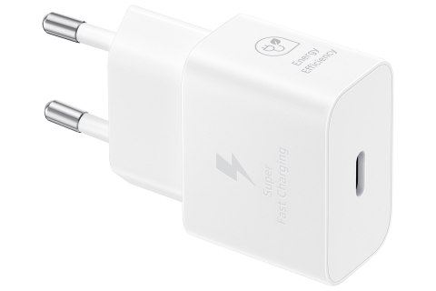 Ładowarka Samsung Power Adapter 25W USB-C Fast Charge 1m White Ładowarka Samsung Power Adapter 25W USB-C Fast Charge 1m White