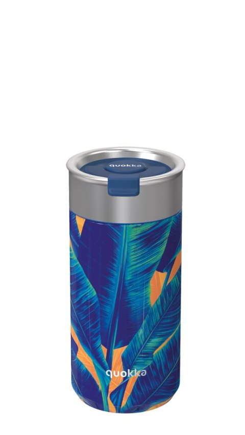 Quokka Boost Coffee Tumbler - Kubek termiczny ze stali nierdzewnej z zaparzaczem 400 ml (Blue Jungle) Quokka Boost Coffee Tumbler - Kubek termiczny ze stali nierdzewnej z zaparzaczem 400 ml (Blue Jungle)