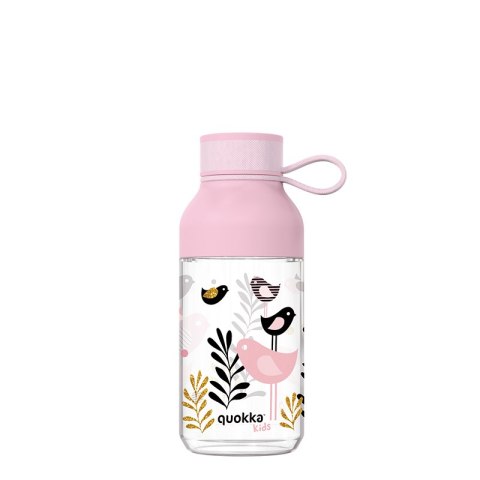 Quokka Ice Kids with strap - Butelka na wodę z tritanu 430 ml z paskiem (Birds) Quokka Ice Kids with strap - Butelka na wodę z tritanu 430 ml z paskiem (Birds)