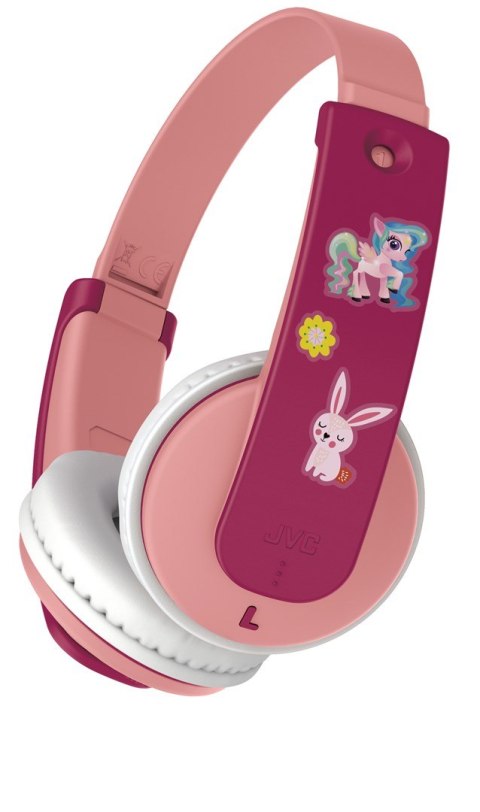 Słuchawki JVC HAKD10WPE (dla dzieci, nauszne, bluetooth, pink/purple) Słuchawki JVC HAKD10WPE (dla dzieci, nauszne, bluetooth, pink/purple)