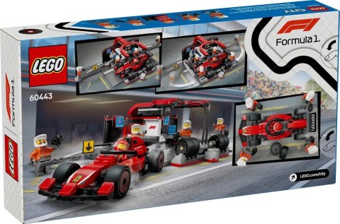 LEGO CITY 60443 F1 Pit stop i mechanicy z bolidem Ferrari LEGO CITY 60443 F1 Pit stop i mechanicy z bolidem Ferrari