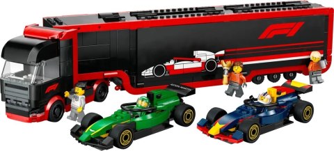 LEGO CITY 60445 F1 Ciężarówka z bolidami RB20 i AMR24 F1 LEGO CITY 60445 F1 Ciężarówka z bolidami RB20 i AMR24 F1