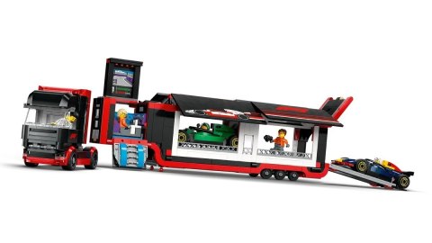 LEGO CITY 60445 F1 Ciężarówka z bolidami RB20 i AMR24 F1 LEGO CITY 60445 F1 Ciężarówka z bolidami RB20 i AMR24 F1