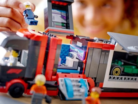 LEGO CITY 60445 F1 Ciężarówka z bolidami RB20 i AMR24 F1 LEGO CITY 60445 F1 Ciężarówka z bolidami RB20 i AMR24 F1