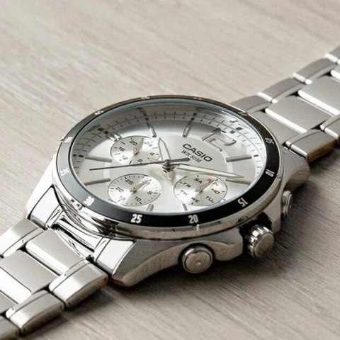 Zegarek Męski Casio MTP-1374D-7A (zd063e) + BOX Zegarek Męski Casio MTP-1374D-7A (zd063e) + BOX