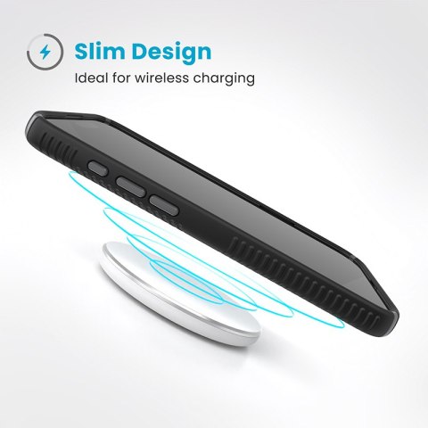 Speck Presidio2 Grip - Etui iPhone 16 Pro Max (Black / Slate Grey / White) Speck Presidio2 Grip - Etui iPhone 16 Pro Max (Black / Slate Grey / White)