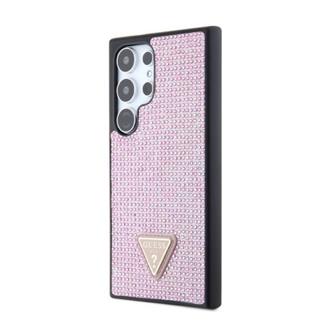 Guess Rhinestone Triangle - Etui Samsung Galaxy S24 Ultra (różowy) Guess Rhinestone Triangle - Etui Samsung Galaxy S24 Ultra (różowy)