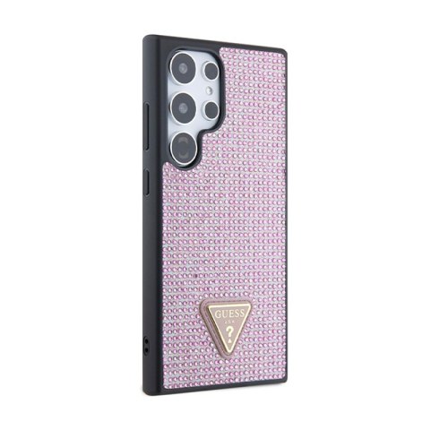 Guess Rhinestone Triangle - Etui Samsung Galaxy S24 Ultra (różowy) Guess Rhinestone Triangle - Etui Samsung Galaxy S24 Ultra (różowy)