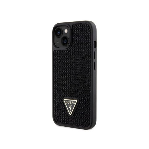 Guess Rhinestone Triangle - Etui iPhone 14 (czarny) Guess Rhinestone Triangle - Etui iPhone 14 (czarny)