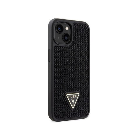 Guess Rhinestone Triangle - Etui iPhone 14 (czarny) Guess Rhinestone Triangle - Etui iPhone 14 (czarny)