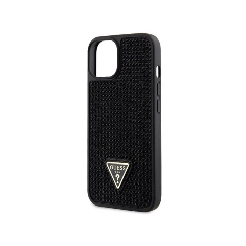 Guess Rhinestone Triangle - Etui iPhone 14 (czarny) Guess Rhinestone Triangle - Etui iPhone 14 (czarny)