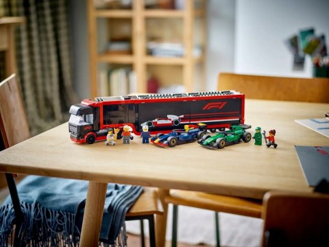 LEGO CITY 60445 F1 Ciężarówka z bolidami RB20 i AMR24 F1 LEGO CITY 60445 F1 Ciężarówka z bolidami RB20 i AMR24 F1