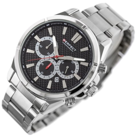 ZEGAREK MĘSKI PERFECT M501CH-03 - CHRONOGRAF (zp381a) + BOX ZEGAREK MĘSKI PERFECT M501CH-03 - CHRONOGRAF (zp381a) + BOX