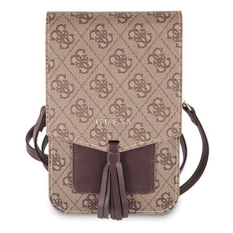 Guess 4G Uptown Wallet Phone Bag - Torba z przegrodą na smartfona (brązowy) Guess 4G Uptown Wallet Phone Bag - Torba z przegrodą na smartfona (brązowy)
