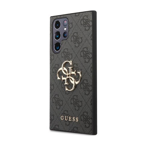 Guess 4G Big Metal Logo - Etui Samsung Galaxy S23 Ultra (szary) Guess 4G Big Metal Logo - Etui Samsung Galaxy S23 Ultra (szary)
