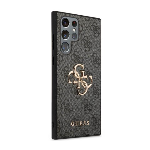 Guess 4G Big Metal Logo - Etui Samsung Galaxy S23 Ultra (szary) Guess 4G Big Metal Logo - Etui Samsung Galaxy S23 Ultra (szary)