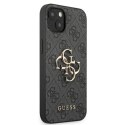 Guess 4G Big Metal Logo - Etui iPhone 13 (szary)