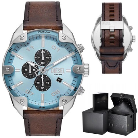 ZEGAREK MĘSKI DIESEL Spiked Chronograph DZ4606 + BOX ZEGAREK MĘSKI DIESEL Spiked Chronograph DZ4606 + BOX