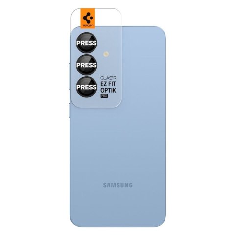 Spigen Optik Pro GLAS.TR EZ Fit Camera Protector 2-Pack - Szkło ochronne na obiektyw do Samsung Galaxy S25 (2 szt) (Czarny) Spigen Optik Pro GLAS.TR EZ Fit Camera Protector 2-Pack - Szkło ochronne na obiektyw do Samsung Galaxy S25 (2 szt) (Czarny)