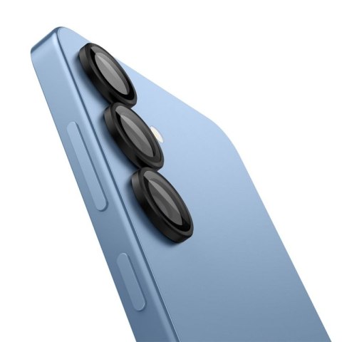 Spigen Optik Pro GLAS.TR EZ Fit Camera Protector 2-Pack - Szkło ochronne na obiektyw do Samsung Galaxy S25 (2 szt) (Czarny) Spigen Optik Pro GLAS.TR EZ Fit Camera Protector 2-Pack - Szkło ochronne na obiektyw do Samsung Galaxy S25 (2 szt) (Czarny)