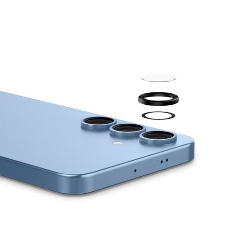 Spigen Optik Pro GLAS.TR EZ Fit Camera Protector 2-Pack - Szkło ochronne na obiektyw do Samsung Galaxy S25 (2 szt) (Czarny) Spigen Optik Pro GLAS.TR EZ Fit Camera Protector 2-Pack - Szkło ochronne na obiektyw do Samsung Galaxy S25 (2 szt) (Czarny)