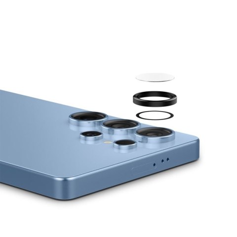 Spigen Optik Pro GLAS.TR EZ Fit Camera Protector 2-Pack - Szkło ochronne na obiektyw do Samsung Galaxy S25 Ultra (2 szt) (Czarny Spigen Optik Pro GLAS.TR EZ Fit Camera Protector 2-Pack - Szkło ochronne na obiektyw do Samsung Galaxy S25 Ultra (2 szt) (Czarny