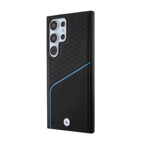 BMW Signature Leather Textured & Line MagSafe - Etui Samsung Galaxy S24 Ultra (czarny) BMW Signature Leather Textured & Line MagSafe - Etui Samsung Galaxy S24 Ultra (czarny)