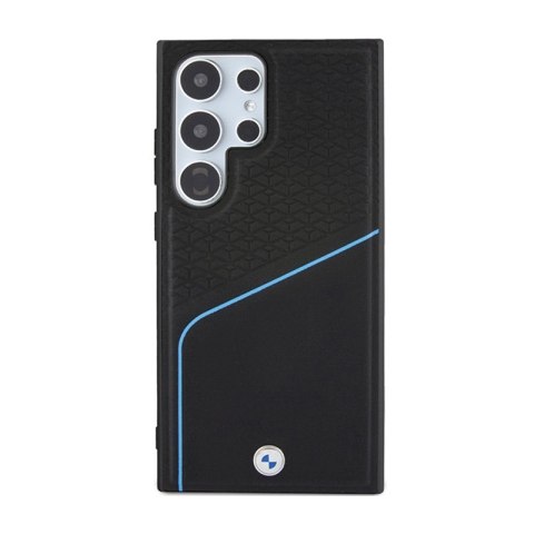 BMW Signature Leather Textured & Line MagSafe - Etui Samsung Galaxy S24 Ultra (czarny) BMW Signature Leather Textured & Line MagSafe - Etui Samsung Galaxy S24 Ultra (czarny)