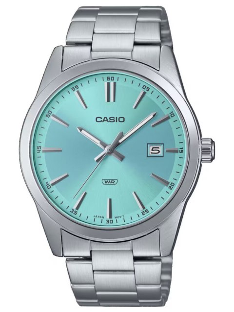 ZEGAREK MĘSKI CASIO TIFFANY BLUE MTP-VD03D-2A + BOX ZEGAREK MĘSKI CASIO TIFFANY BLUE MTP-VD03D-2A + BOX