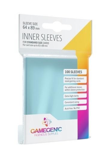 Gamegenic: Inner CCG Sleeves 64x89mm (100szt) Gamegenic: Inner CCG Sleeves 64x89mm (100szt)