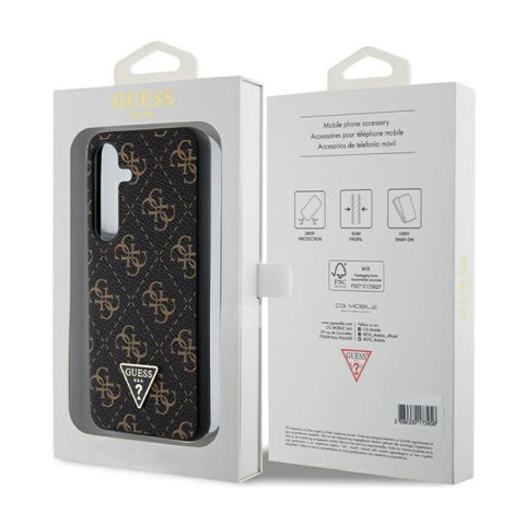 Guess 4G Triangle Metal Logo - Etui Samsung Galaxy S24+ (czarny) Guess 4G Triangle Metal Logo - Etui Samsung Galaxy S24+ (czarny)