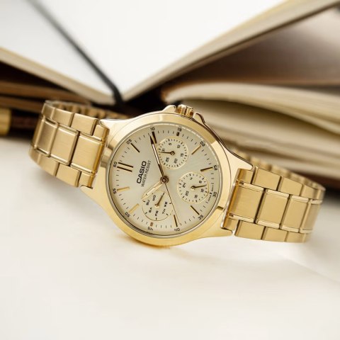 ZEGAREK DAMSKI CASIO LTP-V300G 9A (zd566c) + BOX ZEGAREK DAMSKI CASIO LTP-V300G 9A (zd566c) + BOX