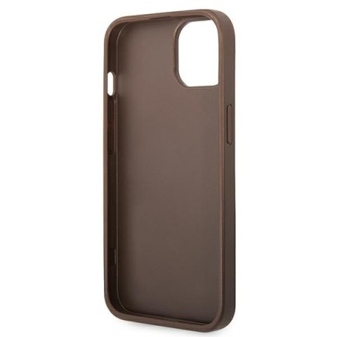 Guess 4G Big Metal Logo - Etui iPhone 14 (brązowy) Guess 4G Big Metal Logo - Etui iPhone 14 (brązowy)