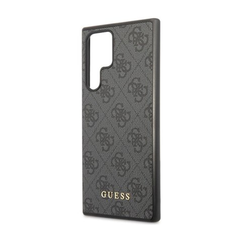 Guess 4G Metal Gold Logo - Etui Samsung Galaxy S24 Ultra (czarny) Guess 4G Metal Gold Logo - Etui Samsung Galaxy S24 Ultra (czarny)